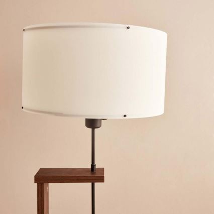 Vloerlamp AYD 1xE27/40W/230V bruin/wit