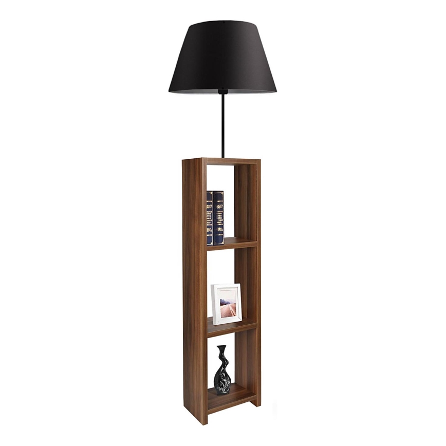 Vloerlamp AYD 1xE27/40W/230V bruin/zwart