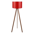 Vloerlamp AYD 1xE27/40W/230V rood/bruin