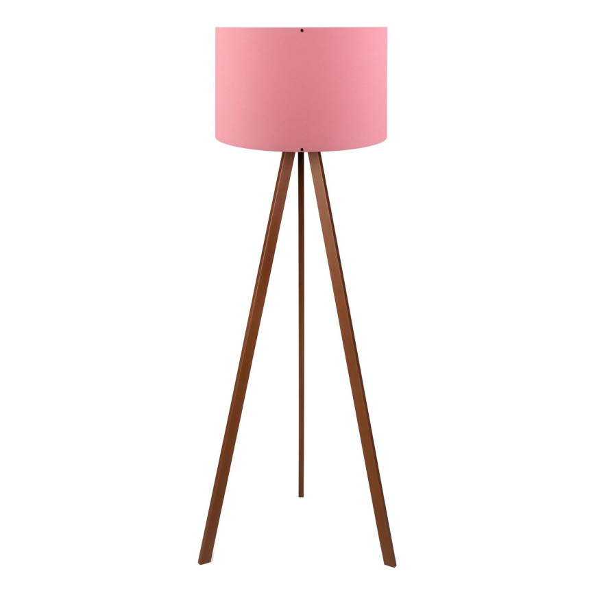 Vloerlamp AYD 1xE27/40W/230V roze/bruin