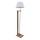 Vloerlamp AYD 1xE27/40W/230V wit/bruin