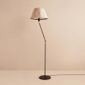 Vloerlamp AYD 1xE27/40W/230V zwart/beige