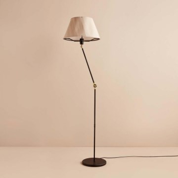 Vloerlamp AYD 1xE27/40W/230V zwart/beige