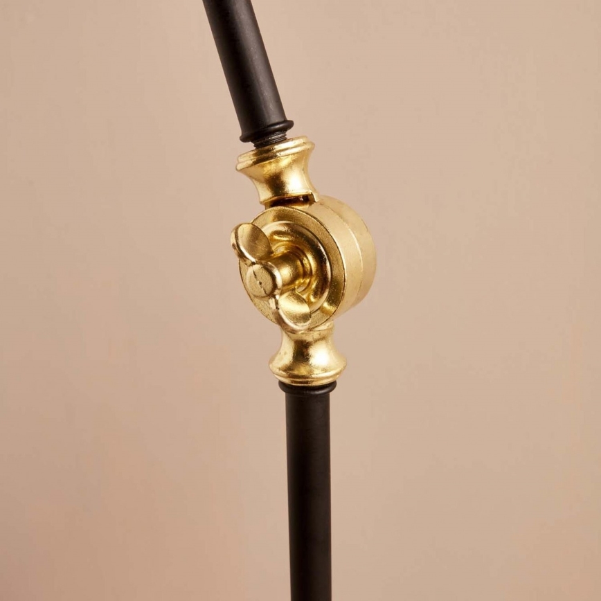 Vloerlamp AYD 1xE27/40W/230V zwart/bruin