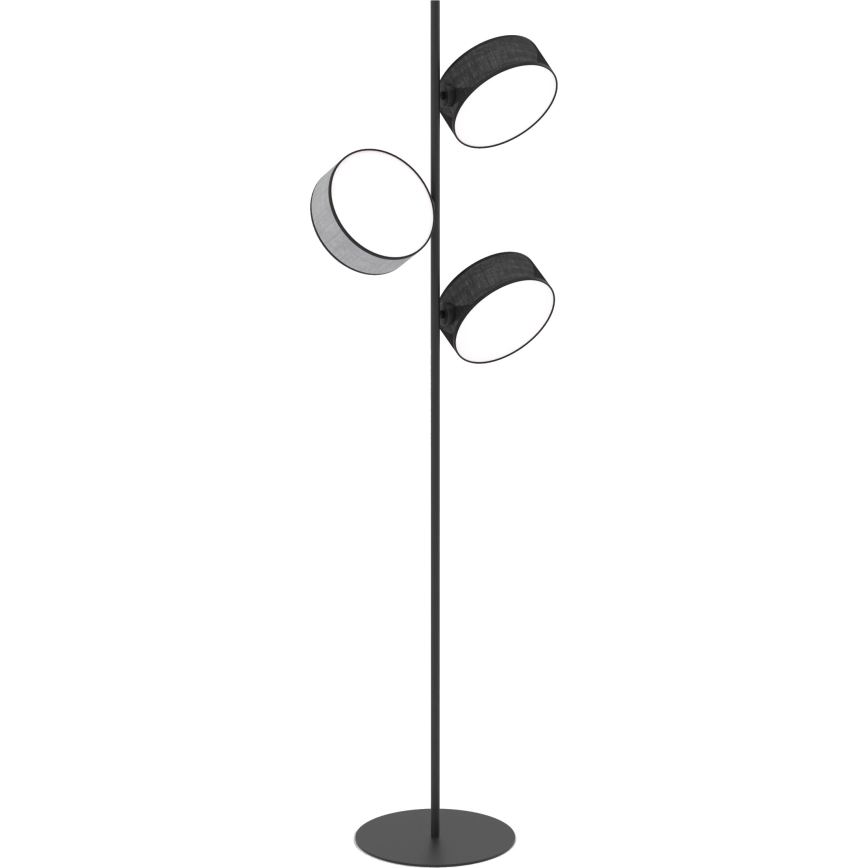 Vloerlamp DRUMZ 3xE14/10W/230V zwart/grijs