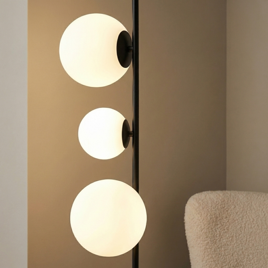 Vloerlamp ETNO 4xG9/8W/230V zwart