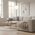 Vloerlamp FLOR 1xE14/10W/230V beige
