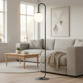 Vloerlamp FLOR 1xE14/10W/230V zwart