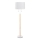 Vloerlamp FOGO 2xE27/15W/230V wit/beige