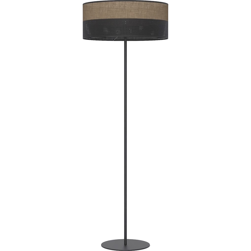 Vloerlamp KARBON 1xE27/15W/230V zwart/bruin