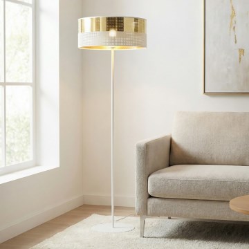 Vloerlamp LUX 1xE27/15W/230V wit/goud