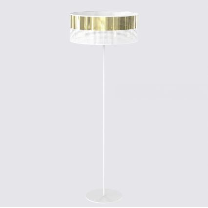 Vloerlamp LUX 1xE27/15W/230V wit/goud