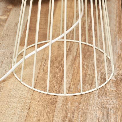 Vloerlamp MERCURE 1xE27/15W/230V crème