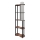 Vloerlamp met planken NOTO 1xE27/40W/230V bruin/zwart