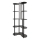 Vloerlamp met planken NOTO 1xE27/40W/230V zwart