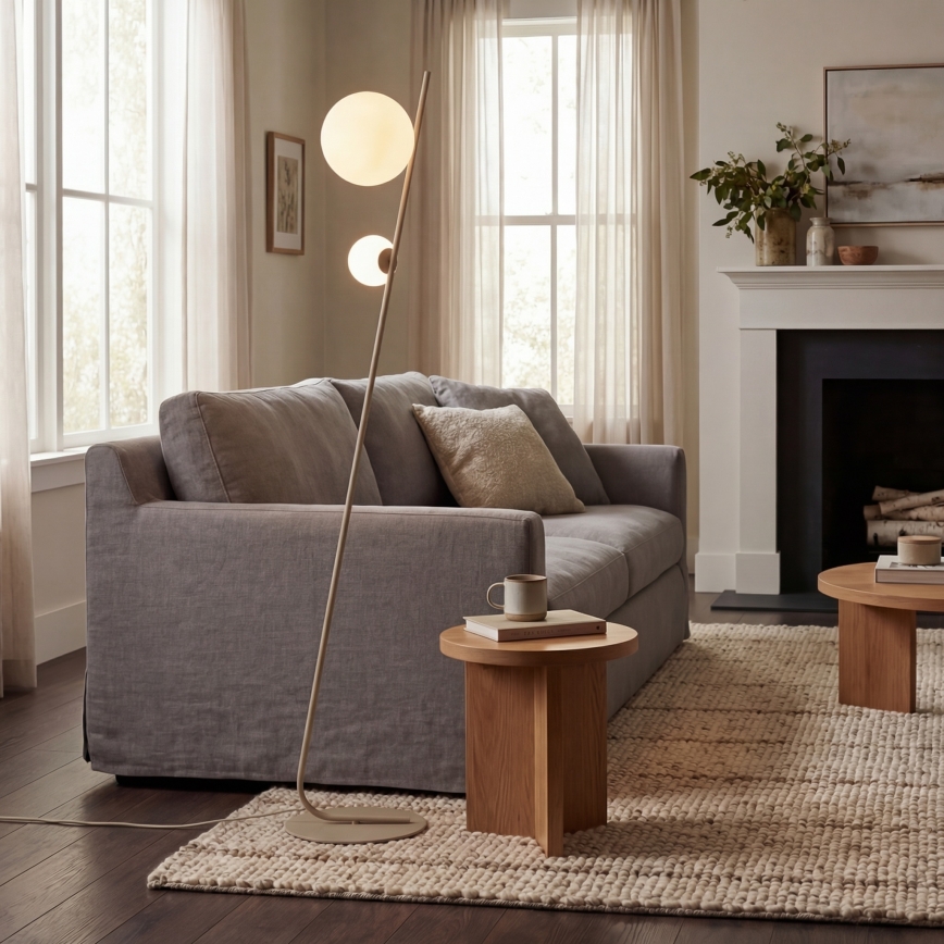 Vloerlamp TATU 2xG9/8W/230V beige