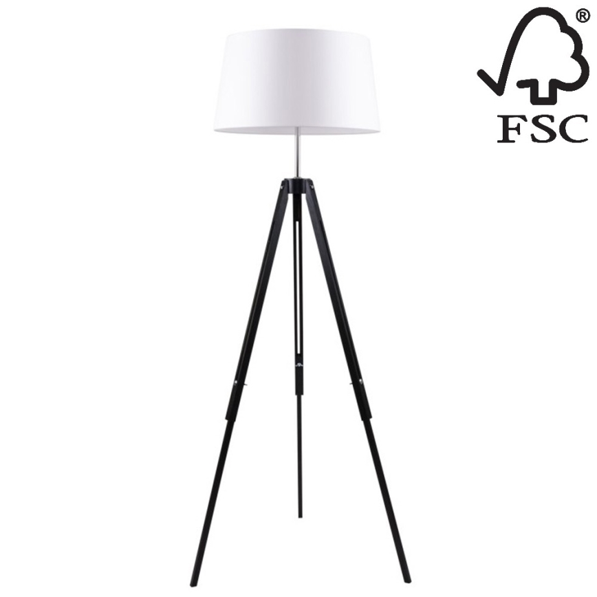 Vloerlamp TRIPOD 1xE27/60W/230V - FSC-gecertificeerd