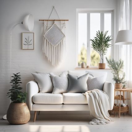 Vloerlamp ZACK 1xE27/15W/230V wit