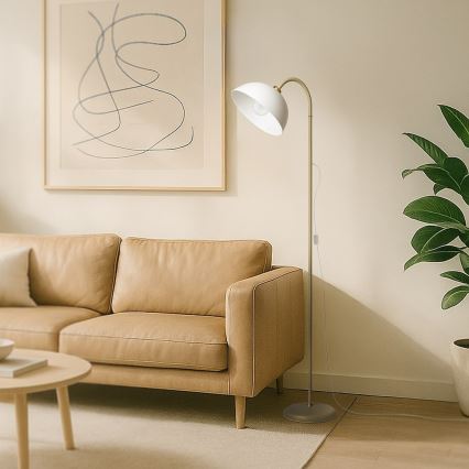 Vloerlamp ZACK 1xE27/60W/230V beige