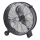 Vloerventilator 180W/230V Ø 60 cm zwart
