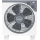 Vloerventilator 45W/230V Ø 37 cm wit/grijs