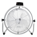 Vloerventilator 90W/230V Ø 45 cm zilverkleurig + afstandsbediening