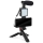 Vloggers Set 4in1 - Microfoon, LED Lamp, Driepoot, Telefoonhouder