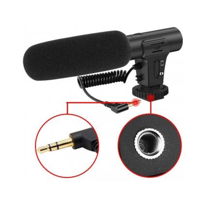 Vlogset 4-in-1 - microfoon, LED-lamp, statief, telefoonhouder