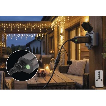 Voeding voor verbindbare kerstverlichting 80V IP44