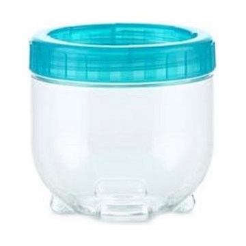 Voedselcontainer INTERLOCK 0,28 l turkoois/transparant