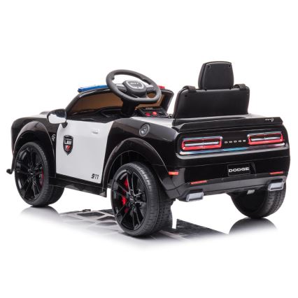 Voiture électrique Dodge Challenger Voiture de police 50W/4500 mAh  noir/blanc