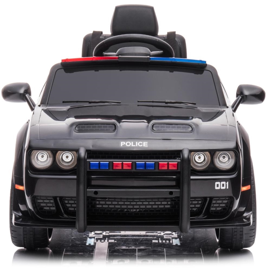 Voiture électrique Dodge Challenger Voiture de police 50W/4500 mAh  noir/blanc