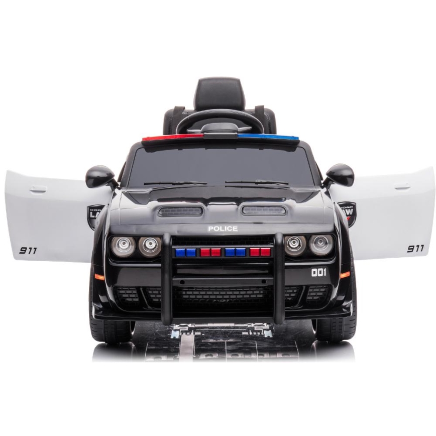 Voiture électrique Dodge Challenger Voiture de police 50W/4500 mAh  noir/blanc