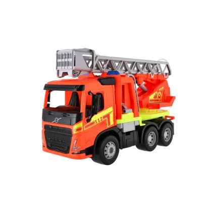 Volvo brandweerwagen met ladder, 48 cm, oranje