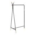 Vrijstaande kapstok 165x91 cm CHENE zwart/beige
