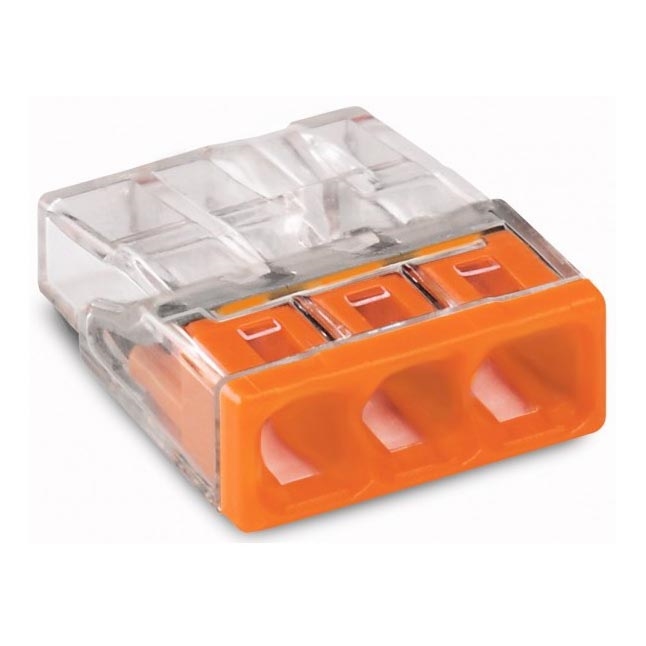 WAGO 2273-203 - Verdeeldoos Terminal COMPACT 3x2,5 450V oranje