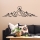 wand decoratie 119,5x37 cm bergen metaal
