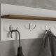 Wand Hanger LORES 29,5x80 cm + schoenenkast 41,5x80 cm bruin/wit