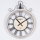 Wand klok 1xAA diameter 40 cm beige