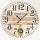 Wand klok 1xAA diameter 58,2 cm beige