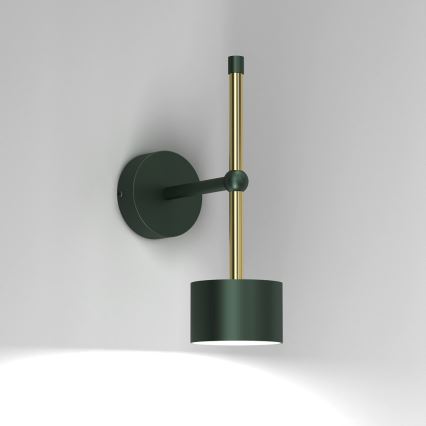 Wand Lamp ARENA 1xGX53/11W/230V groen/goud