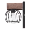 Wand Lamp MILAN 1xE27/60W/230V hout