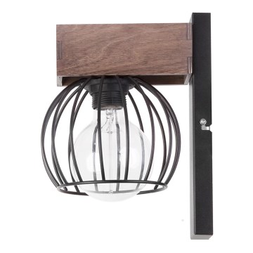 Wand Lamp MILAN 1xE27/60W/230V hout