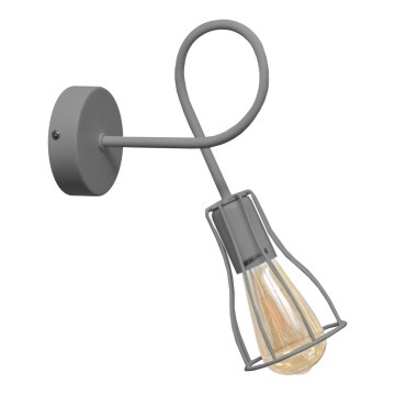 Wand Lamp OXFORD 1xE27/15W/230V grijs