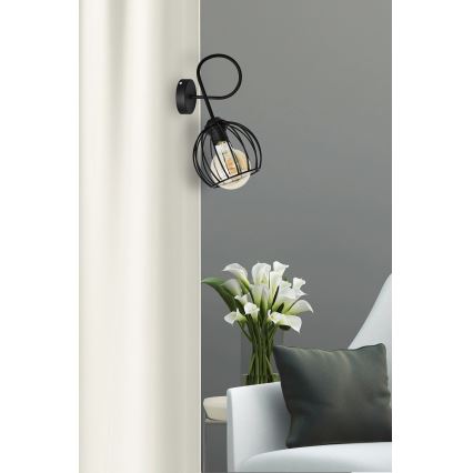 Wand Lamp OXFORD 1xE27/15W/230V zwart