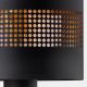 Wand Lamp TAGO 1xE27/15W/230V zwart/goud