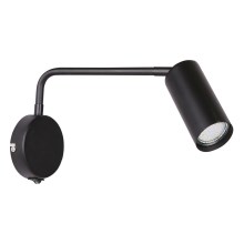 Wand Lamp TINA 1xGU10/15W/230V zwart