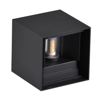 Wand Lamp voor Buiten KIOTO 1xG9/5W/230V IP44 zwart