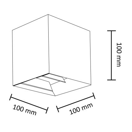 Wand Lamp voor Buiten KIOTO 1xG9/5W/230V IP44 zwart