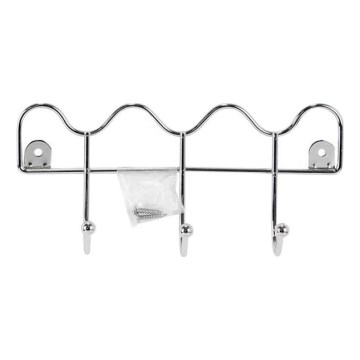Wandhaak 10x21,5 cm glanzend chroom